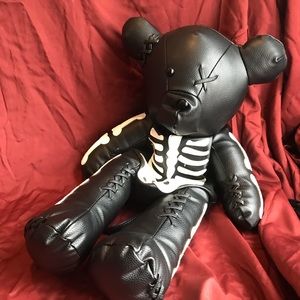 leather teddy bear backpack